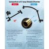 imageHibbent Selfcleaning Shower Head 10 High Pressure Rainfall Shower Head Showerhead ComboHandheld Shower Head 16 Adjustable Arc Shower Extension Arm 71 Hose Shower Head Holder ChromeOil Rubbed Bronze