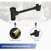 imageHibbent All Metal Shower Head Holder Solid Brass Shower Arm Holder for Handheld Shower Head Shower Wander Holder Adjustable Shower Head Bracket Shower Spray Holder Shower Arm Mount ChromeOil Rubbed Bronze