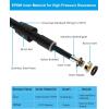 imageHibbent All Metal Shower Hose 90 inch 75 ft Bathroom Handheld Shower Head Hose 23 meters Extension Replacement Part with Brass Fittings Made of Stainless Steel Polished Chrome FinishOil Rubbed Bronze
