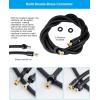 imageHibbent All Metal Shower Hose 90 inch 75 ft Bathroom Handheld Shower Head Hose 23 meters Extension Replacement Part with Brass Fittings Made of Stainless Steel Polished Chrome FinishOil Rubbed Bronze