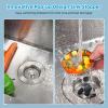 imageHibbent All Metal Stainless Steel 3 in 1 Kitchen Sink Drain Strainer Upgraded AntiRust Sink Stop Combo AntiClogging Stainless Steel Basket Strainer with Metal Handle for US Standard 312quot DrainBrushed Nickel
