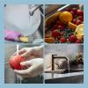 imageHibbent All Metal Stainless Steel 3 in 1 Kitchen Sink Drain Strainer Upgraded AntiRust Sink Stop Combo AntiClogging Stainless Steel Basket Strainer with Metal Handle for US Standard 312quot DrainBlack