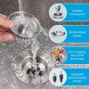 imageHibbent All Metal Stainless Steel 3 in 1 Kitchen Sink Drain Strainer Upgraded AntiRust Sink Stop Combo AntiClogging Stainless Steel Basket Strainer with Metal Handle for US Standard 312quot DrainBrushed Nickel