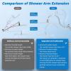 imageHibbent Dual Filter All Metal 10quotRainfall Showerhead Combo High Pressure Filter Shower Head with 10Spray Mode Handheld Innovative 4way Diverter with Pause Mode 71 Shower Hose and Holder ChromeChrome