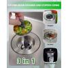 imageHibbent Universal 3 in 1 Metal Kitchen Sink Drain Strainer Upgraded Stainless Steel Stopper Combo Pop Up Stopper with Handle 3 AntiClogging Baskets Fit for US Standard 312 Inch DrainUpgraded Foldable Handle with 3 Baskets