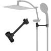imageHibbent All Metal Shower Head Holder Solid Brass Shower Arm Holder for Handheld Shower Head Shower Wander Holder Adjustable Shower Head Bracket Shower Spray Holder Shower Arm Mount ChromeOil Rubbed Bronze