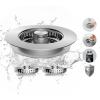 Stainless Steel With 3 Strainers