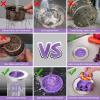 imageHibbent 2 Pack Universal 3 in 1 Kitchen Sink Drain Strainer with Sink Stopper Stainless Steel Wrapped Shell SUS304 AntiClogging Basket Strainer Fit for US Standard 312quot Drain Stainless SteelPurple
