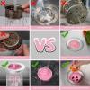imageHibbent 2 Pack Universal 3 in 1 Kitchen Sink Drain Strainer with Sink Stopper Stainless Steel Wrapped Shell SUS304 AntiClogging Basket Strainer Fit for US Standard 312quot Drain Stainless SteelPink