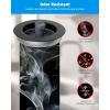 imageHibbent 2 Pack Upgraded 3 In 1 Kitchen Sink Drain Strainer and Stopper Combo Stainless Steel Metal Pop Up Sink Stopper AntiClogging Basket Strainer with Foldable Handle for US Standard 312quot DrainBlack