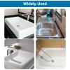 imageHibbent 6 Pieces Drain Stopper Rubber Kitchen Sink Drain Sink Stopper Drain Plug with Pull Ring for Kitchen Bathtub Bathroom and Laundry Sink in 6 Different Sizes WhiteGray