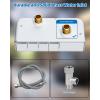 imageHibbent Bidet Attachment for Toilet NonElectric Dual Nozzle for Frontal ampamp Rear Wash Adjustable Water Pressure Control Fresh Water Bidet Toilet Seat Self Cleaning Water Sprayer WhiteChrome