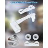 imageHibbent Bidet Attachment for Toilet NonElectric Dual Nozzle for Frontal ampamp Rear Wash Adjustable Water Pressure Control Fresh Water Bidet Toilet Seat Self Cleaning Water Sprayer WhiteSilver