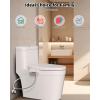 imageHibbent Bidet Attachment for Toilet NonElectric Dual Nozzle for Frontal ampamp Rear Wash Adjustable Water Pressure Control Fresh Water Bidet Toilet Seat Self Cleaning Water Sprayer WhiteRose Gold