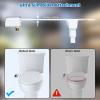 imageHibbent Bidet Attachment for Toilet NonElectric Dual Nozzle for Frontal ampamp Rear Wash Adjustable Water Pressure Control Fresh Water Bidet Toilet Seat Self Cleaning Water Sprayer WhiteDark Black