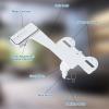 imageHibbent Bidet Attachment for Toilet NonElectric Dual Nozzle for Frontal ampamp Rear Wash Adjustable Water Pressure Control Fresh Water Bidet Toilet Seat Self Cleaning Water Sprayer WhiteMatte Black