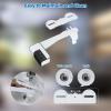 imageHibbent Bidet Attachment for Toilet NonElectric Dual Nozzle for Frontal ampamp Rear Wash Adjustable Water Pressure Control Fresh Water Bidet Toilet Seat Self Cleaning Water Sprayer WhiteDark Black