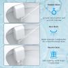 imageHibbent Bidet Attachment for Toilet NonElectric Dual Nozzle for Frontal ampamp Rear Wash Adjustable Water Pressure Control Fresh Water Bidet Toilet Seat Self Cleaning Water Sprayer WhiteChromeMatte Black