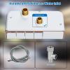 imageHibbent Bidet Attachment for Toilet NonElectric Dual Nozzle for Frontal ampamp Rear Wash Adjustable Water Pressure Control Fresh Water Bidet Toilet Seat Self Cleaning Water Sprayer WhiteRose Gold