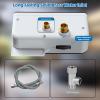 imageHibbent Bidet Attachment for Toilet NonElectric Dual Nozzle for Frontal ampamp Rear Wash Adjustable Water Pressure Control Fresh Water Bidet Toilet Seat Self Cleaning Water Sprayer WhiteDark Black
