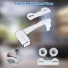 imageHibbent Bidet Attachment for Toilet NonElectric Dual Nozzle for Frontal ampamp Rear Wash Adjustable Water Pressure Control Fresh Water Bidet Toilet Seat Self Cleaning Water Sprayer WhiteMatte Black