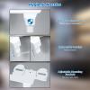 imageHibbent Bidet Attachment for Toilet NonElectric Dual Nozzle for Frontal ampamp Rear Wash Adjustable Water Pressure Control Fresh Water Bidet Toilet Seat Self Cleaning Water Sprayer WhiteBlack