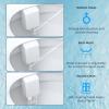 imageHibbent Bidet Attachment for Toilet Toilet Seat Bidet Dual SelfCleaning and Retractable Nozzle Pressure Control NonElectric Attachment for Rear Washing and SanitizingCold Water Blue