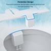 imageHibbent Bidet Attachment for Toilet Toilet Seat Bidet Dual SelfCleaning and Retractable Nozzle Pressure Control NonElectric Attachment for Rear Washing and SanitizingCold Water Blue