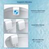 imageHibbent Bidet Attachment for Toilet Toilet Seat Bidet Dual SelfCleaning and Retractable Nozzle Pressure Control NonElectric Attachment for Rear Washing and SanitizingCold Water Blue