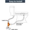 imageHibbent Bidet T Adapter Metal T Valve for Bidet38 x 38 x 38 3 Way Tee Connector Bidet Attachment for Toilet
