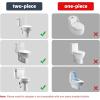 imageHibbent Bidet T Adapter Metal T Valve for Bidet78 x 78 x 38 or 1516quot x 1516quot x 916quot 3 Way Tee Connector Bidet Attachment for Toilet