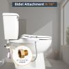 imageHibbent Bidet T Adapter with Shut off Valve Metal T Valve for Handheld Toilet Bidet Sprayer 78 x 78 x G12 or 38quot 3 Way Tee Connector Bidet Attachment for Toilet Polished Chrome