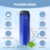 imageHibbent Portable Bidet for Travel High Pressure Handheld Electric Bidet Sprayer Rechargeable Travel Bidet for Women ampamp Men Personal Hygiene Cleaning Soothing Postpartum Care BlueBlue