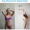 imageHibbent Vacuum Suction Cup Shower Head Holder Removable Shower Head Bracket Height Adjustable Shower wand Holder ampamp Wall Mount ABS Plastic Suction Holder for Handheld Shower Head Chrome FinishBrushed Nickel Finish