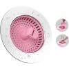 imageHibbent 2 Pack Universal 3 in 1 Kitchen Sink Drain Strainer with Sink Stopper Stainless Steel Wrapped Shell SUS304 AntiClogging Basket Strainer Fit for US Standard 312quot Drain Stainless SteelPink