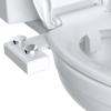 imageHibbent Bidet Attachment for Toilet NonElectric Dual Nozzle for Frontal ampamp Rear Wash Adjustable Water Pressure Control Fresh Water Bidet Toilet Seat Self Cleaning Water Sprayer WhiteChromeChrome