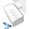 imageHibbent Bidet Attachment for Toilet NonElectric Dual Nozzle for Frontal ampamp Rear Wash Adjustable Water Pressure Control Fresh Water Bidet Toilet Seat Self Cleaning Water Sprayer WhiteChrome