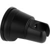 imageHibbent Vacuum Suction Cup Shower Head Holder Removable Shower Head Bracket Height Adjustable Shower wand Holder ampamp Wall Mount ABS Plastic Suction Holder for Handheld Shower Head Chrome FinishMatte Black