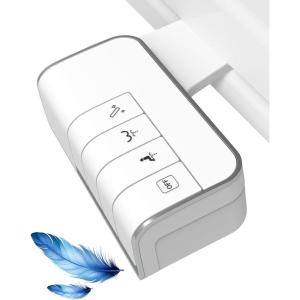 imageHibbent Bidet Attachment for Toilet NonElectric Dual Nozzle for Frontal ampamp Rear Wash Adjustable Water Pressure Control Fresh Water Bidet Toilet Seat Self Cleaning Water Sprayer WhiteChrome