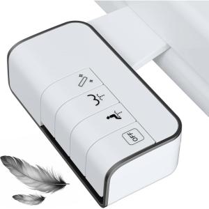 imageHibbent Bidet Attachment for Toilet NonElectric Dual Nozzle for Frontal ampamp Rear Wash Adjustable Water Pressure Control Fresh Water Bidet Toilet Seat Self Cleaning Water Sprayer WhiteMatte Black