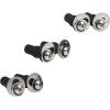 imageHibbent 6 Pack Universal Toilet Seat Hinges Screw Blind Hole fixings Expanding Rubber Top Fix Nuts Screws for Top Mounting Toilet Seat Hinges3 Pairs with One Expandable Ball6 Pack
