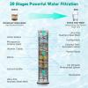 imageHibbent High Pressure 10mode Shower Head Handheld Showerhead with Adjustable Brass Joint Shower Holder 71quot Stainless Steel Hose Anticlog Nozzles Builtin Power Wash to Clean Tub ampamp Pets ChromeMatte Black