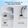 imageHibbent Faucet Adapter Kit Swivel Adapter to Connect Garden Hose  MultiThread Solid Brass Quick Connector Garden Hose Fitting 34 Inch  ChromeChrome