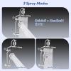 imageHibbent Upgraded 13 Shower Head Combo High Pressure 5 Spray Rainfall Showerhead with 10 Spray Modes Handheld All Metal 3way Diverter Shower Arm 71 Hose and Holder Matte BlackChrome