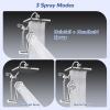 imageHibbent Upgraded 13 Shower Head Combo High Pressure 5 Spray Rainfall Showerhead with 10 Spray Modes Handheld All Metal 3way Diverter Shower Arm 71 Hose and Holder Matte BlackChrome