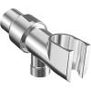 imageHibbent Universal All Metal Handheld Shower Head Holder Adjustable Solid Brass Shower Wand Holder 2 Size Shower Bracket Holes for Bathroom Fits All Handheld Showerhead Hoses ampamp Shower Arm ChromeChrome